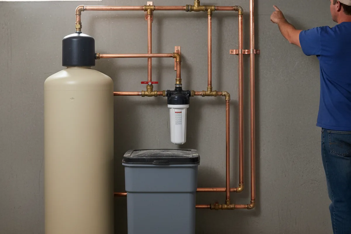 Whole-house water treatment system installed in Troy